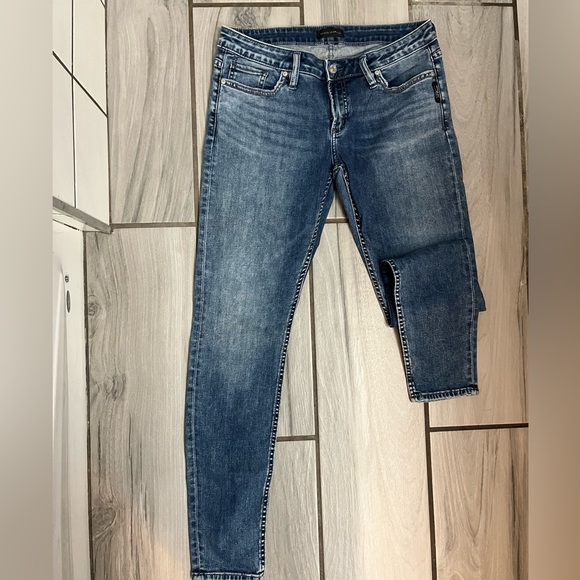 Silver skinny jeans - Picture 2 of 3